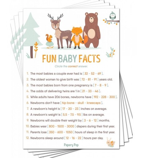 Baby Facts Game Cards Pack