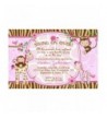 Jungle Safari Shower Invitations Personalized