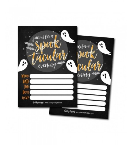 Halloween Invitation Birthday Spooktacular Printable