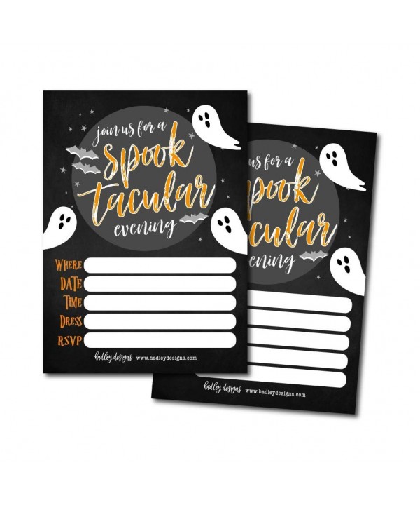 Halloween Invitation Birthday Spooktacular Printable