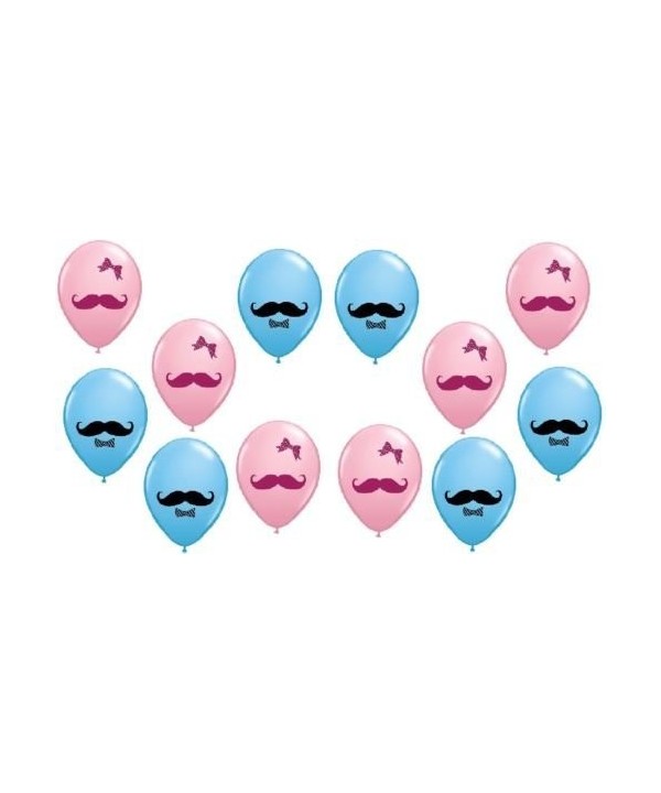 LoonBalloon Mustache Gender Reveal BALLOONS