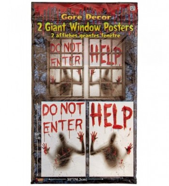 Bloody Window Posters Halloween Decoration