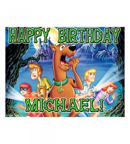 Scooby Doo Edible Birthday Topper Personalized