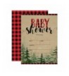 Mehofoto Lumberjack Invitations Woodland Envelopes