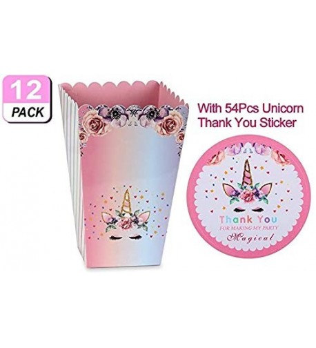 Magical Unicorn Birthday Stickers Supplies