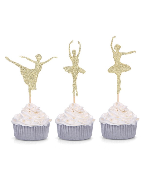 Giuffi Glitter Ballerina Cupcake Birthday