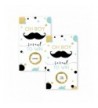 Mustache Baby Shower Scratch Cards