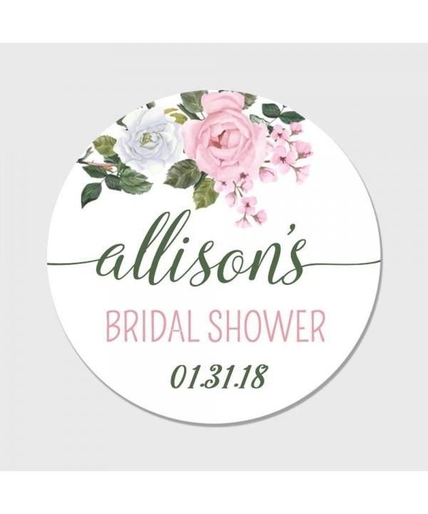Personalized Themed Bridal Shower Stickers