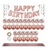 Rose Gold Party Decorations Set