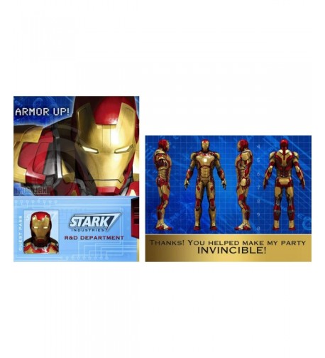 Iron Man Party Supplies Invitations