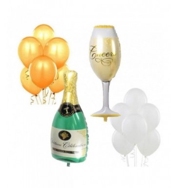 Wine Glass Champagne Balloons Anniversary