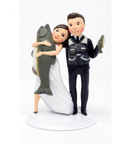 Wedding Cake Toppers Unique Fishing