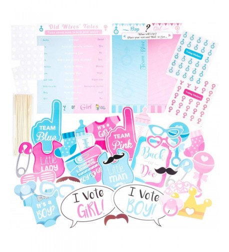 Shower Gender Reveal Posters Stickers