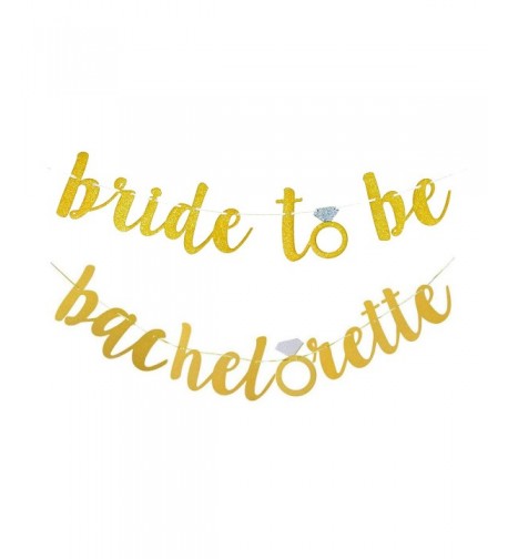 Glitter Alphabet Bachelorette Engagement Decoration