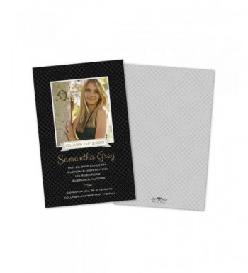 Modern Circles Personalized Graduation Invitation