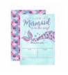 Mermaid Invitation Sprinkle Invitations Envelopes