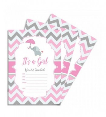 Party Invitations Double Shower Envelope