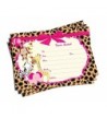 Girl Jungle Invitations Envelopes Large