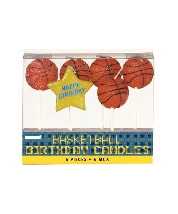 AMS Basketball Birthday 3in Candles