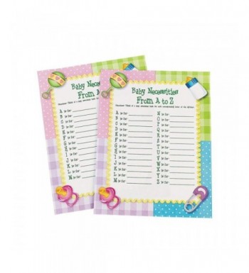 Baby Shower Game 1 Pack Size