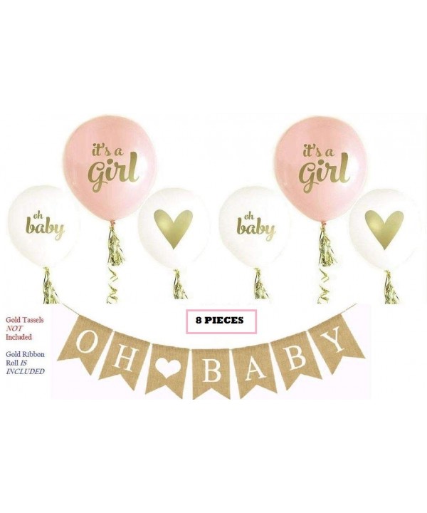 Baby Banner Balloon Set Pre Strung