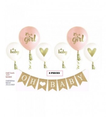 Baby Banner Balloon Set Pre Strung