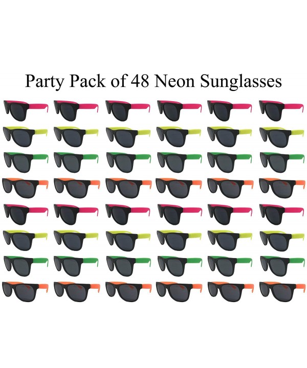 Wholesale Pack 48 Assorted Sunglasses Graduation Mardi Gras Holidays Birthdays