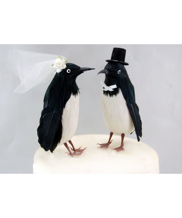 Fancy Penguin Cake Topper Ornament