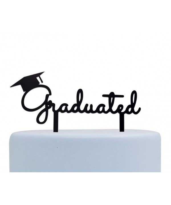 Graduated Topper Graduation Party Supplies Black