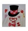 Photo Booth Mustache Valentines Hearts