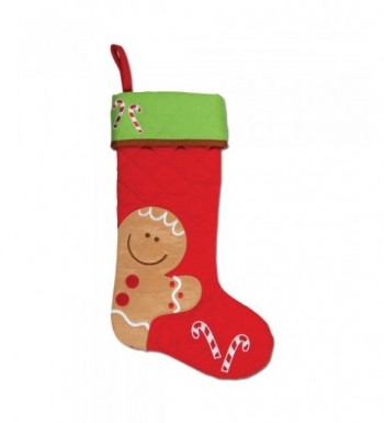 Stephen Joseph Christmas Stocking Gingerbread