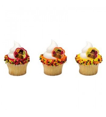 Harvest Thanksgiving Cupcake Topper Rings