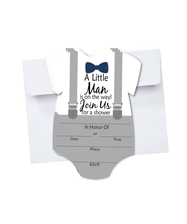 Little Invites Invitations Envelopes Suspenders