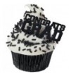 Congrats BLACK Cupcake Topper Picks