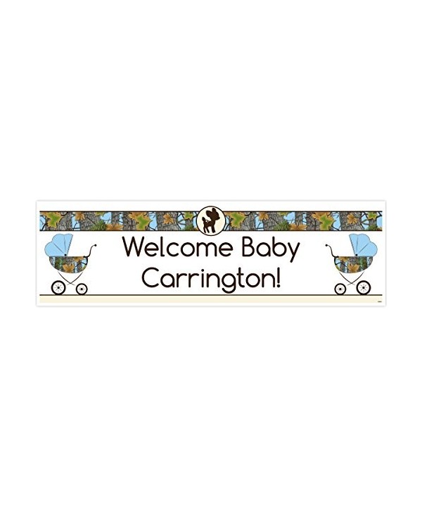 Blue Shower Large Personalized Banner