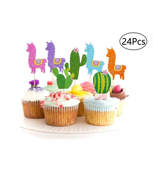 Cactus Cupcake Toppers Supplies Birthday