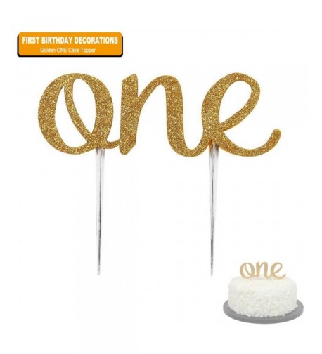 First Birthday Cake Topper Decoration
