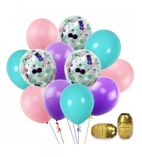 KUMEED Balloons Assorted Confetti Birthday