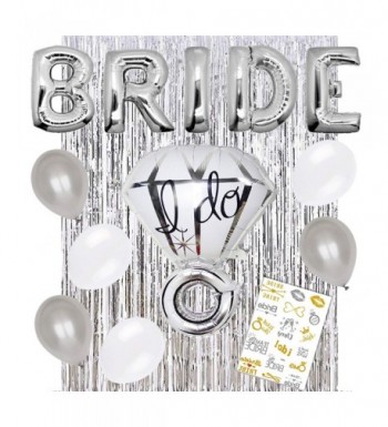 Products Silver White Bachelorette Decorations