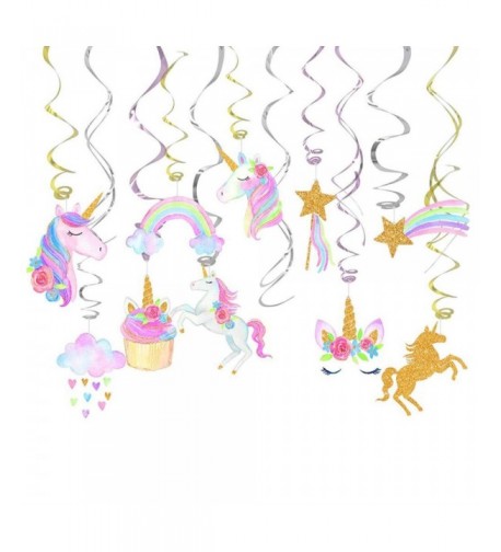 Unicorn Hanging Decorations Unicorn Supplies Perfect Birthday