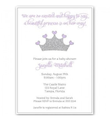 Princess Invitations Sparkle Sprinkle Envelopes