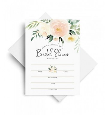 Trendy Bridal Shower Party Invitations