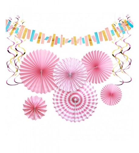 Aonor Pink Party Decorations Backdrop