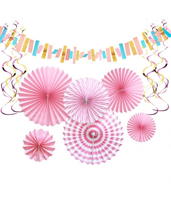 Aonor Pink Party Decorations Backdrop