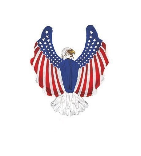 Patriotic Eagle Shape a loon Pkg 1