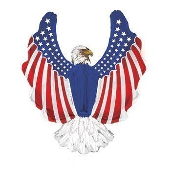 Patriotic Eagle Shape a loon Pkg 1