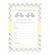 Twins Shower Invitations Elephant Design x