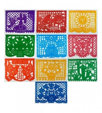 Fiesta Plastic Papel Picado Banner