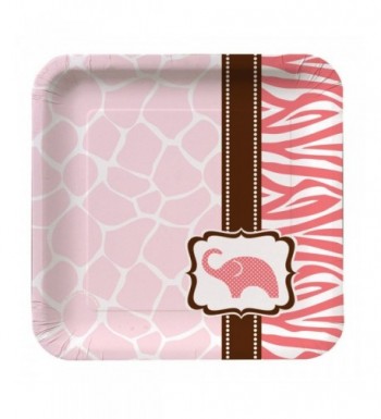 Creative Converting Shower Safari Plates