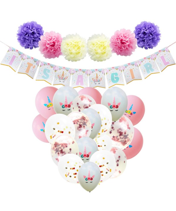 WERNNSAI Baby Shower Decorations Girl